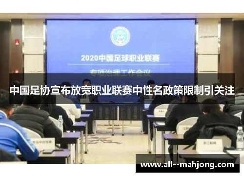 中国足协宣布放宽职业联赛中性名政策限制引关注 中国足协宣布放宽职业联赛中性名政策限制引关注